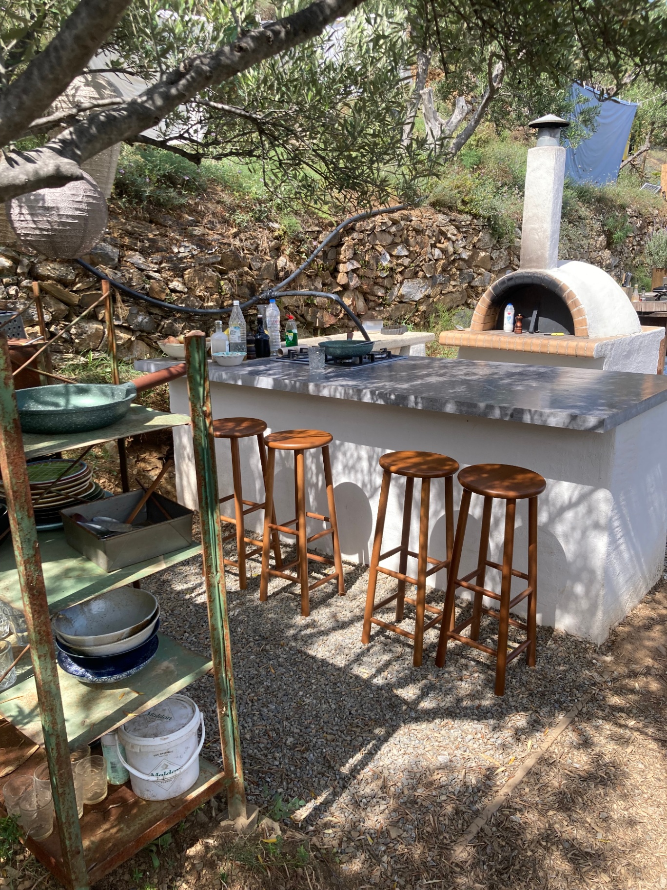 Zomerse keuken op Kreta